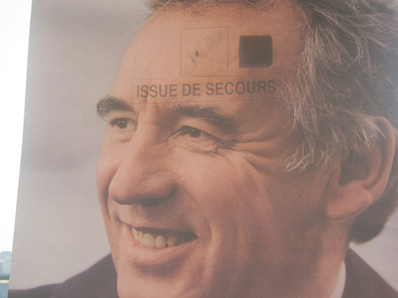 Fran�ois BAYROU en MEETING AU ZENITH DE PARIS le 25 mars 2012, par Agn�s GOLLENTZ.