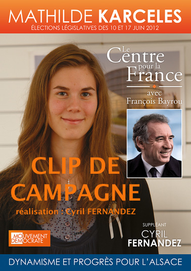 CLIP DE CAMPAGNE DES LEGISLATIVES 2012 DE MATHILDE KARCELES.