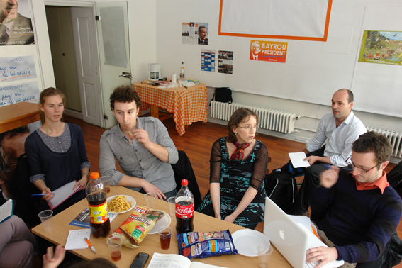 LA RUCHE BOURDONNANTE DES LEGISLATIVES 2012 DU MODEM ALSACE.