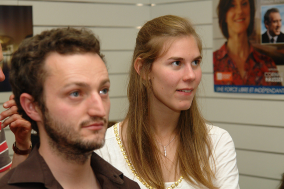SOIR�E �LECTORALE DU 1ER TOUR DES LEGISLATIVES 2012, LE 10 JUIN 2012.